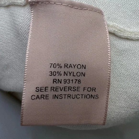 philosophy Cream Off White Light Knit Jacket Cardigan Large Lg - Picture 9 of 9